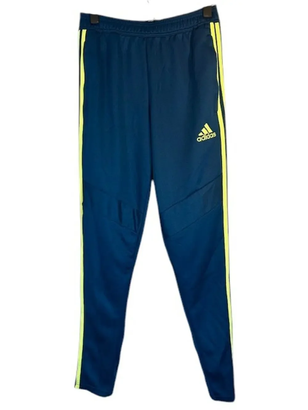 Adidas Climacool Blue Three Side Striped Elastic Waist Athletic Pants Men Sz S